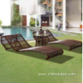 Garden Furniture Rattan Sun Lounger Outdoor